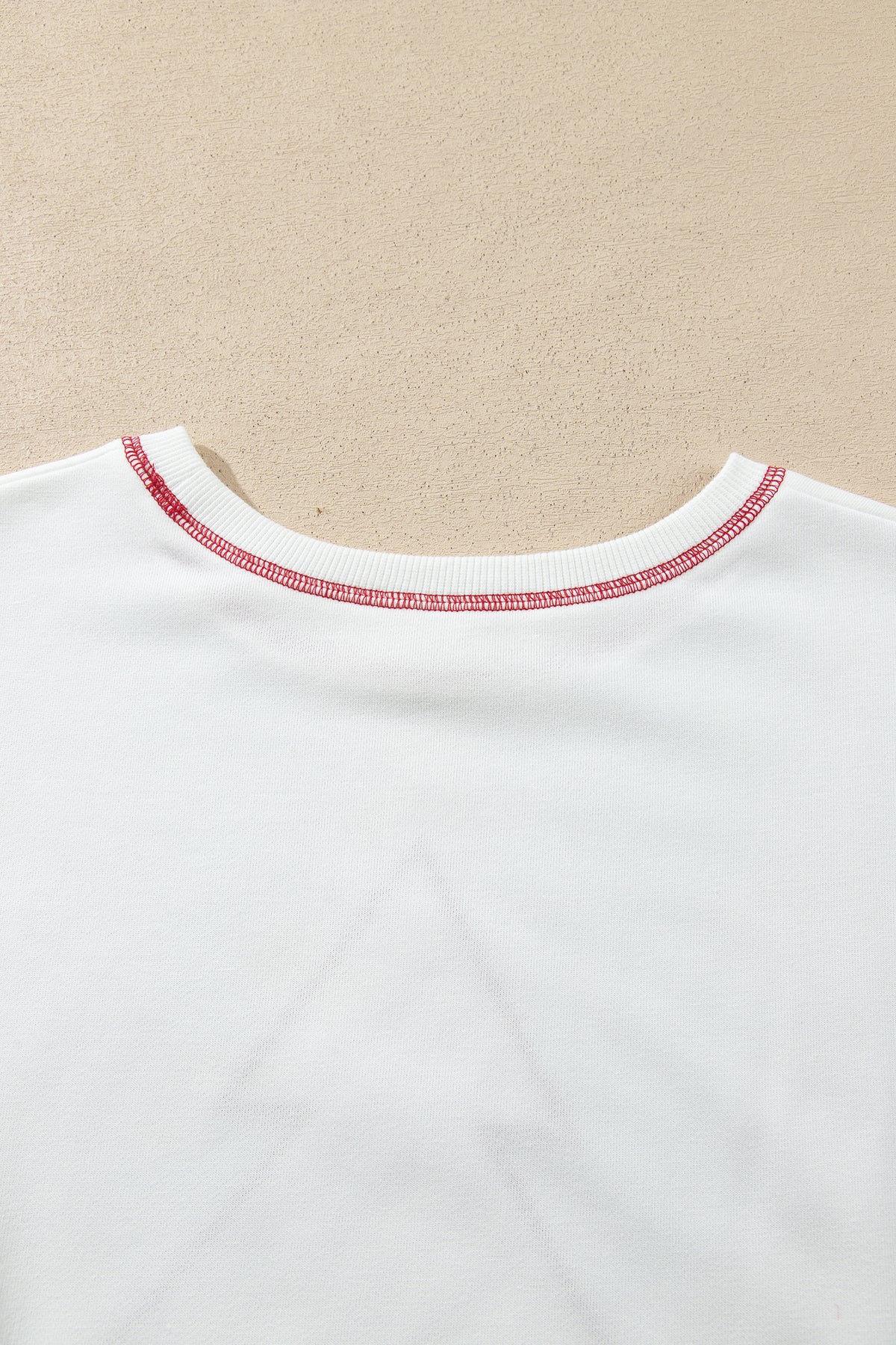 Christmas Tree Patchwork Puff Sleeve Top