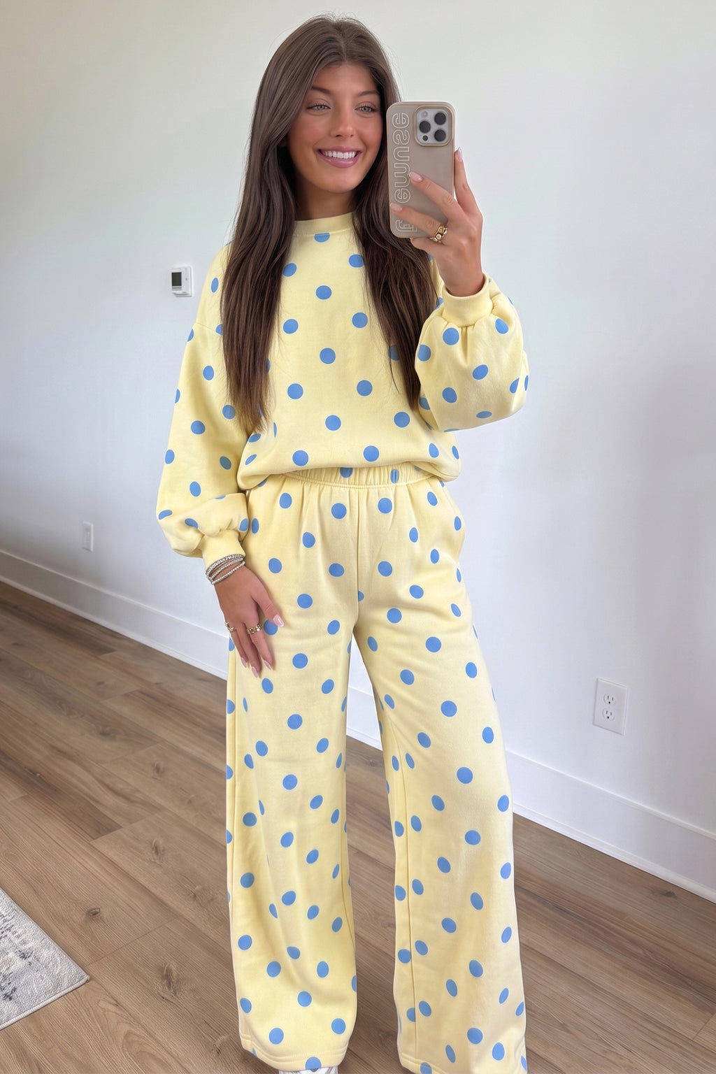 Pink Polka Dot 2pc Set