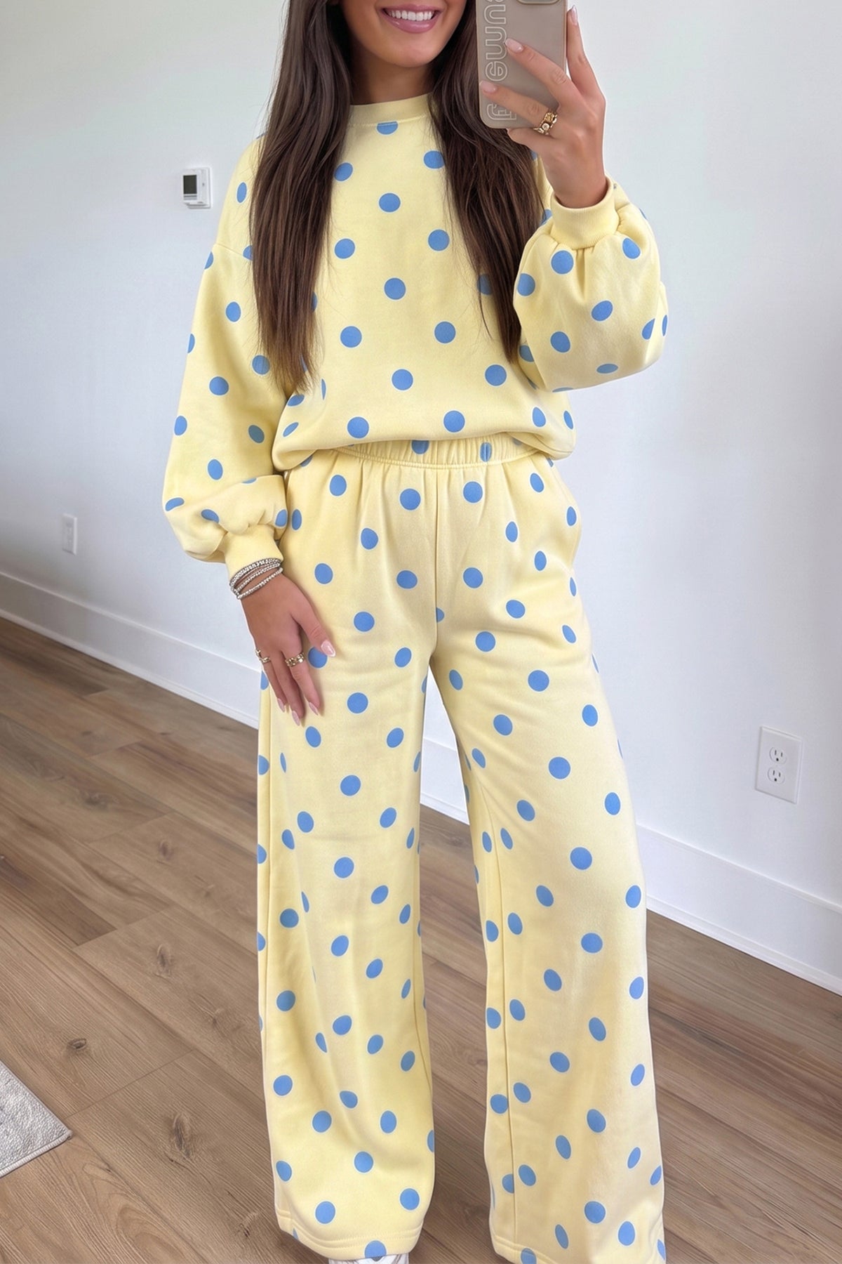 Pink Polka Dot 2pc Set